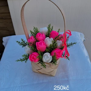 košíčky s mýdlovými kyticemi (5)