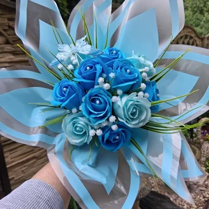 vázané kytice z mýdla (102)