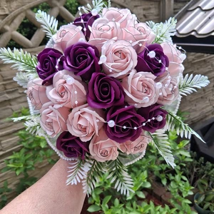 vázané kytice z mýdla (107)