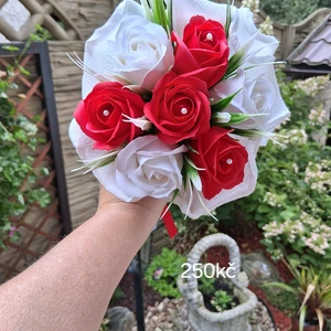 vázané kytice z mýdla (10)