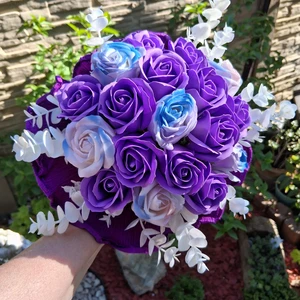 vázané kytice z mýdla (113)