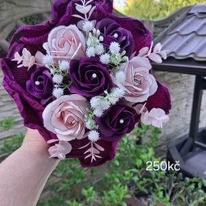 vázané kytice z mýdla (118)