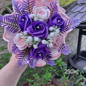 vázané kytice z mýdla (121)