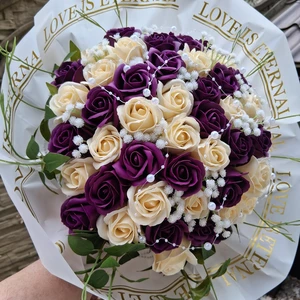 vázané kytice z mýdla (123)