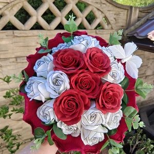 vázané kytice z mýdla (124)