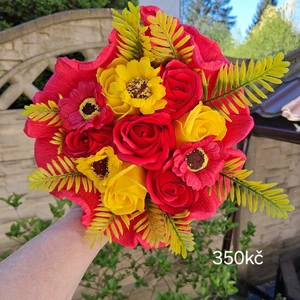 vázané kytice z mýdla (127)