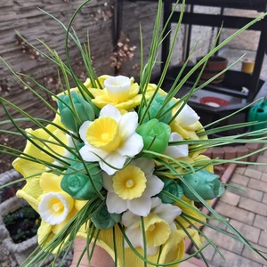 vázané kytice z mýdla (128)