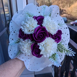 vázané kytice z mýdla (133)