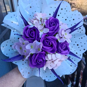 vázané kytice z mýdla (134)