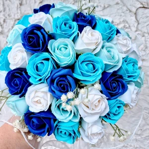 vázané kytice z mýdla (145)