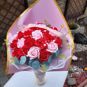 vázané kytice z mýdla (164)