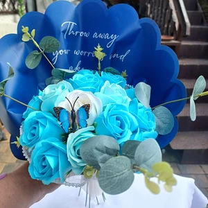 vázané kytice z mýdla (166)