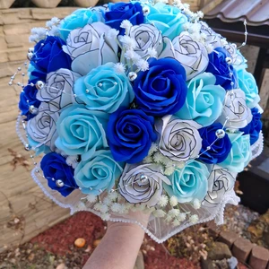 vázané kytice z mýdla (179)