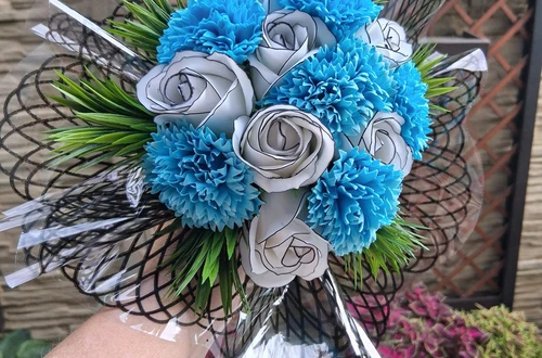 vázané kytice z mýdla (17)