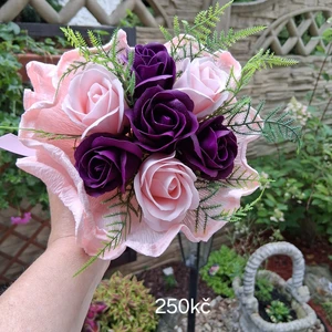 vázané kytice z mýdla (2)