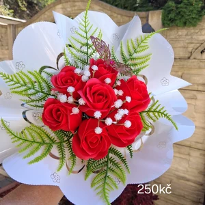 vázané kytice z mýdla (52)