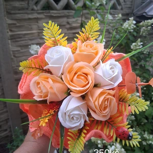 vázané kytice z mýdla (55)