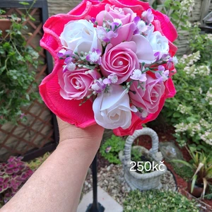 vázané kytice z mýdla (5)