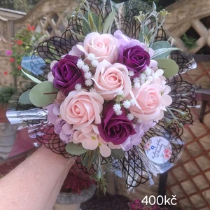 vázané kytice z mýdla (65)