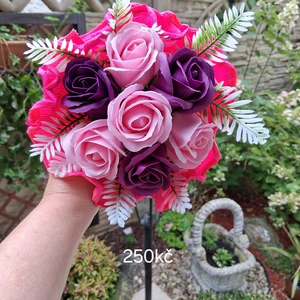 vázané kytice z mýdla (6)